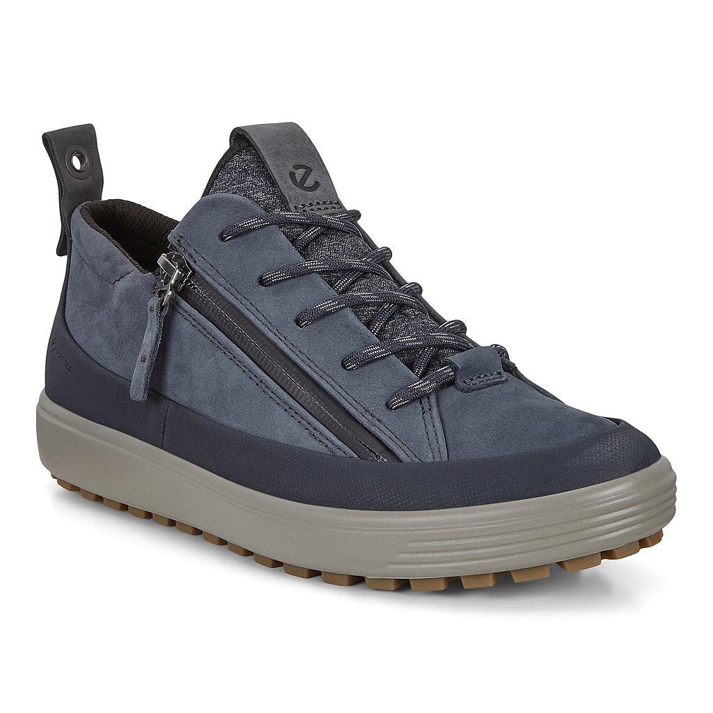 Ecco Soft 7 Tred Womens Gore Tex Shoes Blue Sales - India ROZ-310246